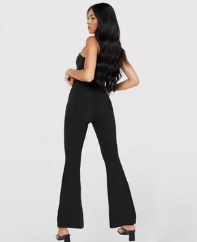 Calça Jeans de Cintura Alta Cruzada (Pague 1 leve 2)